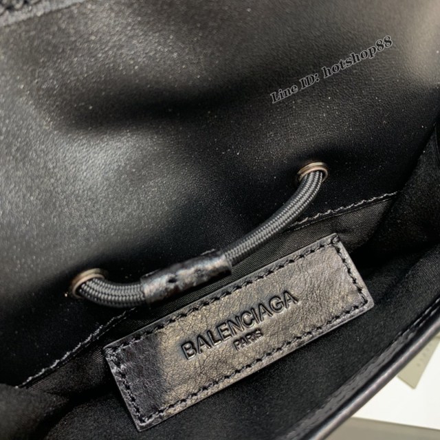 Balenciaga專櫃爆款小挎包 巴黎世家褶皺皮手機包 fyj1481